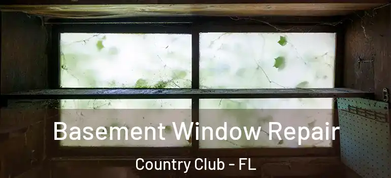  Basement Window Repair Country Club - FL
